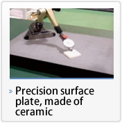 Precision surface plate, made of ceramic