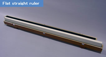 Flat straight ruler